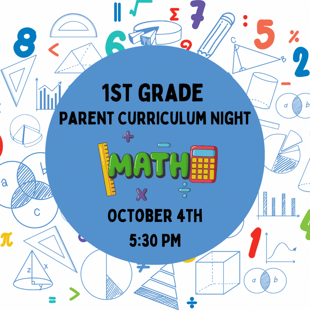 1st Grade Parent Curriculum Night